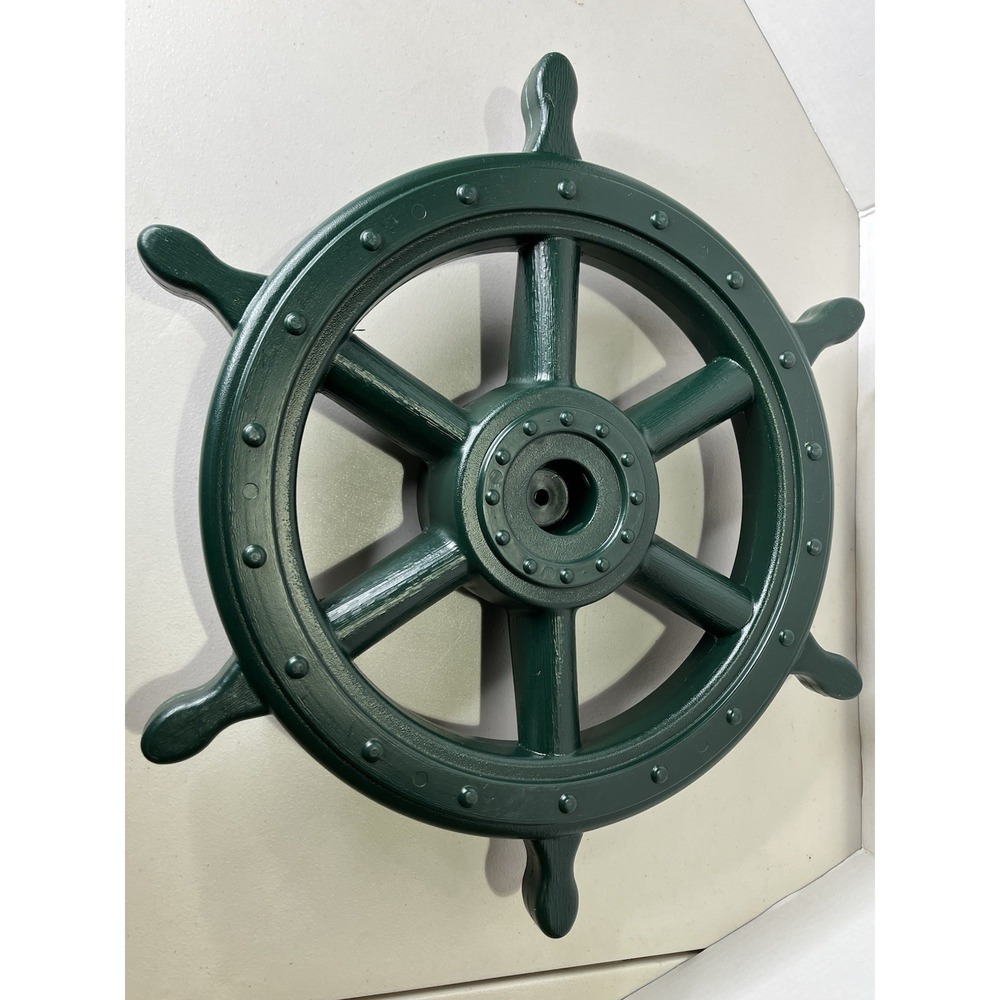 Swingset Green Pirate's‎ Ship Wheel for Play Structure
